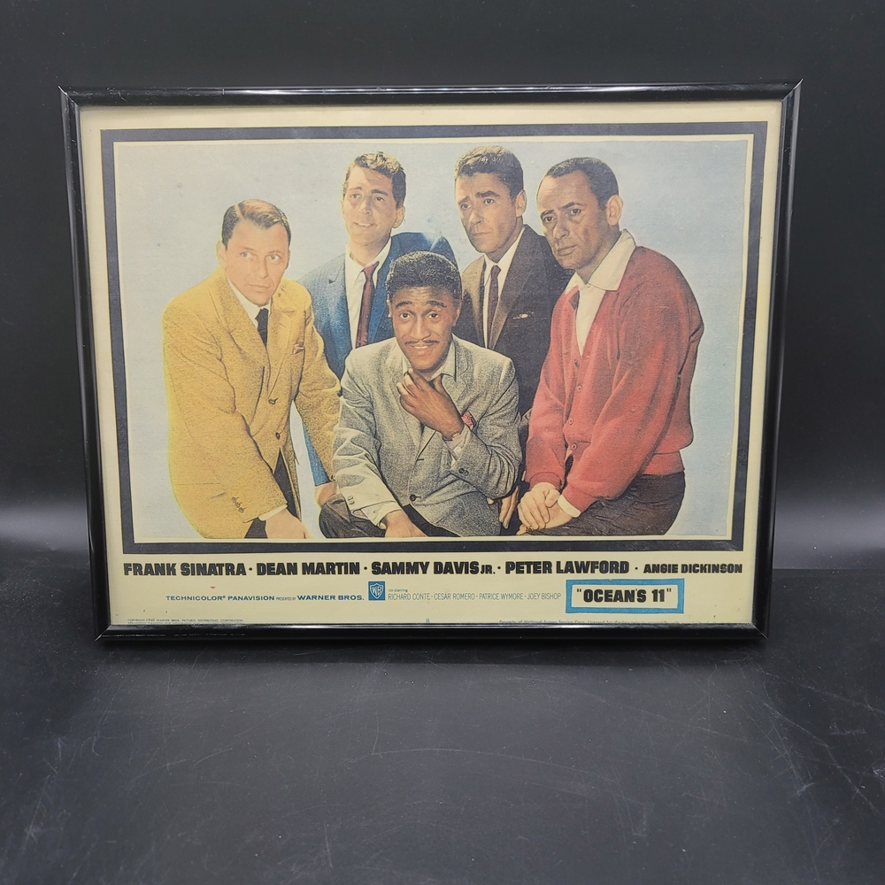 OCEAN'S 11 ORIGINAL 1960 LOBBY CARD RAT PACK FRANK SINATRA SAMMY DAVIS JR